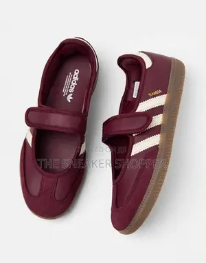 Adidas Samba Mary Jane (MJ) - Maroon/Cream White