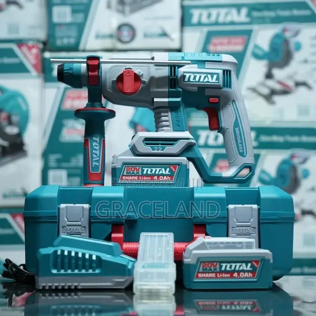 Total 20V Cordless Rotary Hammer (Brushless) - 1