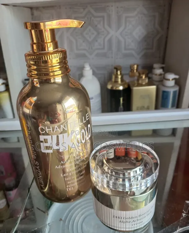 Chantelle Gold Lotion and Face Cream - 1
