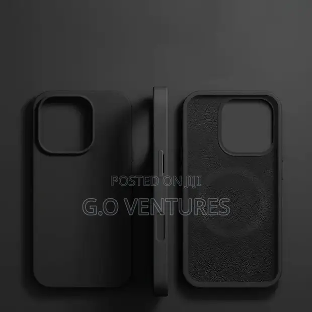 Black Silicone Case for iPhone 14 Pro Max - 1