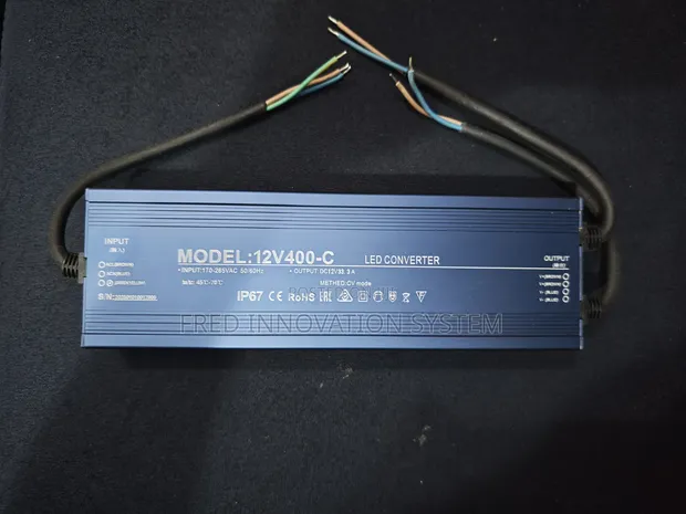 Waterproof 220VAC to 12VDC Dual Output LED Power Supply - 1