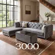 Brand New Luxury 3-in-1 L-Shape Sofa - 1