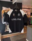 Colorblock Graphic Polo Shirt - 1