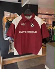 Colorblock Graphic Polo Shirt - 2