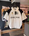 Colorblock Graphic Polo Shirt - 5