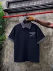 Short-Sleeved Oversized Polo Shirt - 2