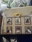 Luxury Vintage Cat Tarot Top-Handle Handbag - 3