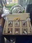 Luxury Vintage Cat Tarot Top-Handle Handbag - 4