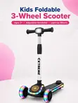 Kids Foldable 3-Wheel Scooter for Ages 3+ - 2