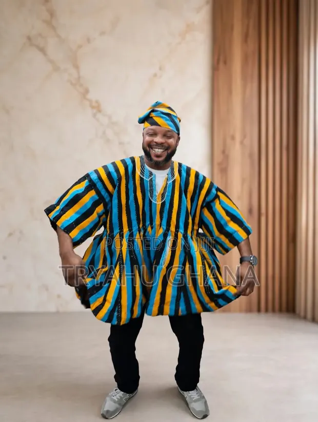 Handmade Ghanaian Smock Tops for Men | Tryahu - 1