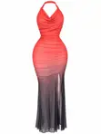 Shein Bodycon Maxi Mesh Dress - 2