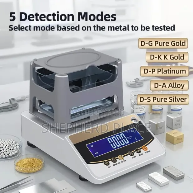 Digital Electronic Gold Density and Purity Tester with Printer - 1