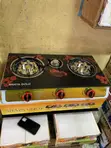 3-Burner Glass Top Gas Cooker - 2