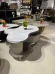 Cloud Flowers Marble Top Coffee Table - 3