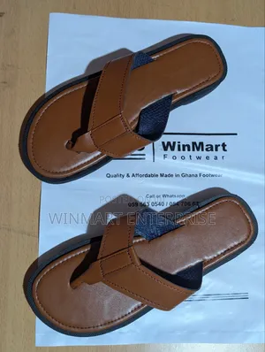Ghana Made Leather Slippers