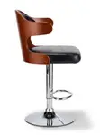 Royal Comfort Brown Adjustable Counter Chair - 1