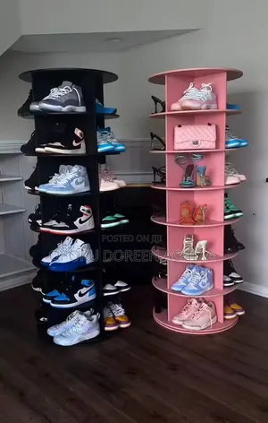 360° Rotating Multi-Tier Shoe Rack Tower