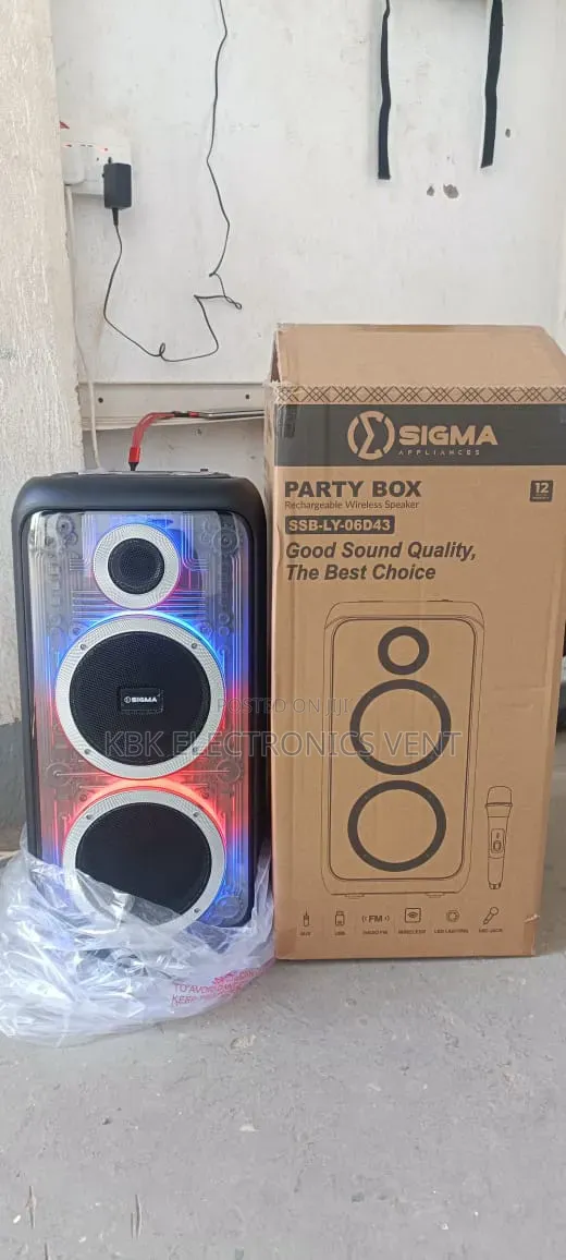 Sigma All-in-One Party Speaker - 1