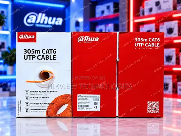 Dahua PFM922i-6un-C 305m Cat6 UTP Cable - 1
