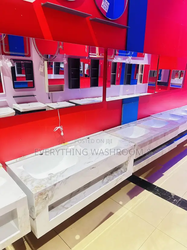 120cm Double Cabinet Basin with Touchscreen Mirror - 1