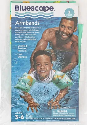 Bluescape Kids Swimming Armbands - 2 Pairs