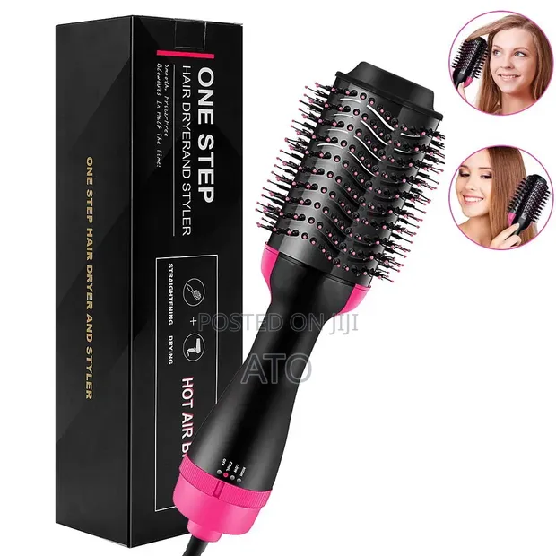 One Step Hot Air Hair Dryer and Brush - 1