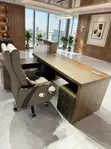 CEO Executive Chair & L-Shape Desk - 2