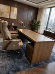 CEO Executive Chair & L-Shape Desk - 3