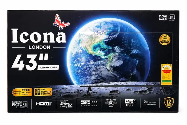 Icona 43 Inch Frameless Smart TV - 1