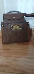 Classic Brown Leather Corporate Bag - 2