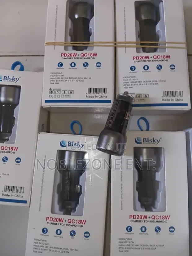 Original Car USB & Type-C Charger with MP3 Player - 1