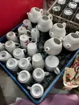 Teacups and Teapots Set with Crate - 1
