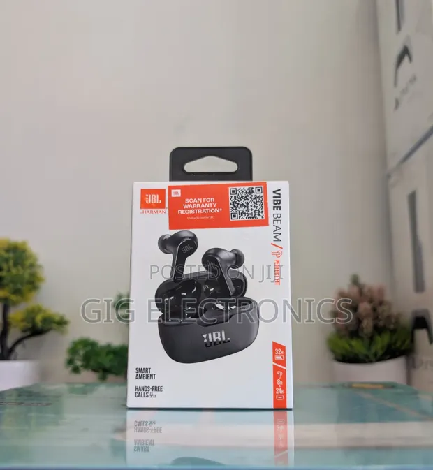 JBL Vibe Beam True Wireless Earbuds - Black - 1