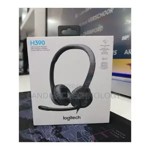 Logitech H390 Wired USB Headset - Black