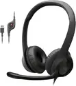 Logitech H390 Wired USB Headset - Black - 5