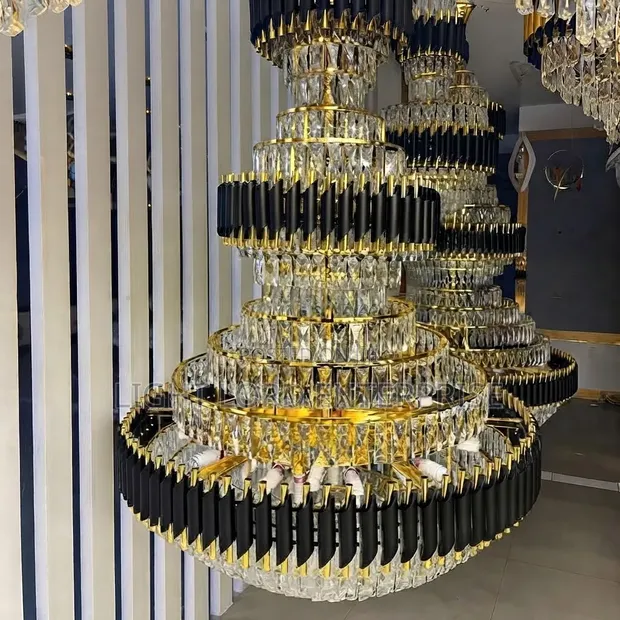 Arabian Hall Crystal Chandelier Light - 4 Layer - 1