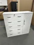 Children's Wardrobe with Drawers and Lockable Door - 2