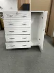 Children's Wardrobe with Drawers and Lockable Door - 3