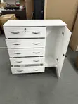 Children's Wardrobe with Drawers and Lockable Door - 5