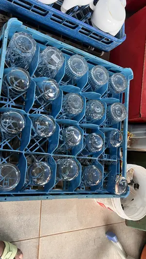 Durable 4-in-1 Glass Cups (20 Pcs/Crate)