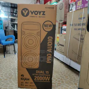 Voyz 2000W Portable Bluetooth Speaker with Microphone