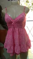 Women's Romper with Ruffled Skirt - 1
