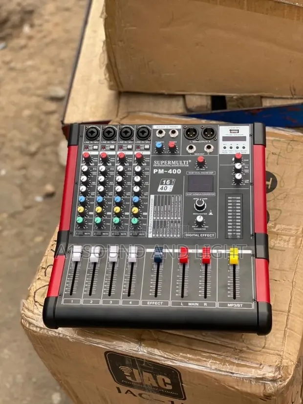 Supermulti PM-400 4-Channel Powered Mixer - 1