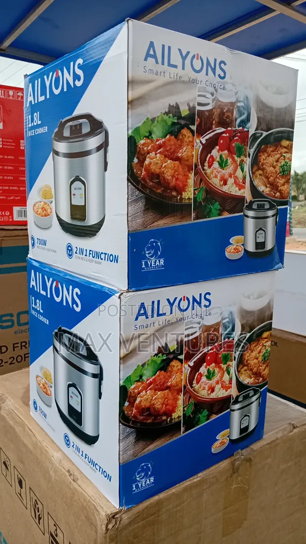 Ailyons 1.8L 2-in-1 Multipurpose Rice Cooker - 1