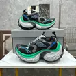 Balenciaga 10XL Sneakers (Black/Green/Blue) - 4
