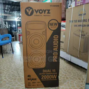 Voyz 2000W Bluetooth Portable Speaker with Microphone
