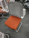 Ergonomic Mesh Visitor Chair with Sled Base - 2