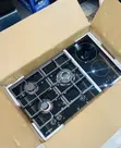 Kenwood 90cm Built-In Oven with 2 Electric + 4 Gas Hobs (Black) - 1