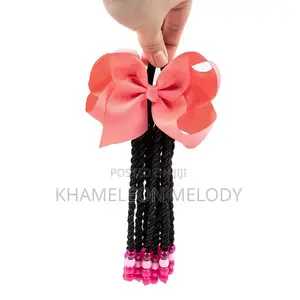 Kids Ponytail Extensions with Beads
