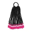 Kids Ponytail Extensions with Beads - 3